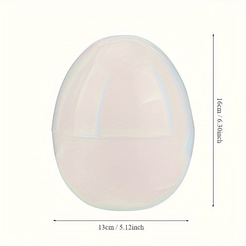 4-Capacity Microwave Egg Cooker - Quick &amp; Easy Hard Boiled Eggs Maker with Compact Egg Shape Design, Time-Saving, Uncharged Power Mode for Kitchen