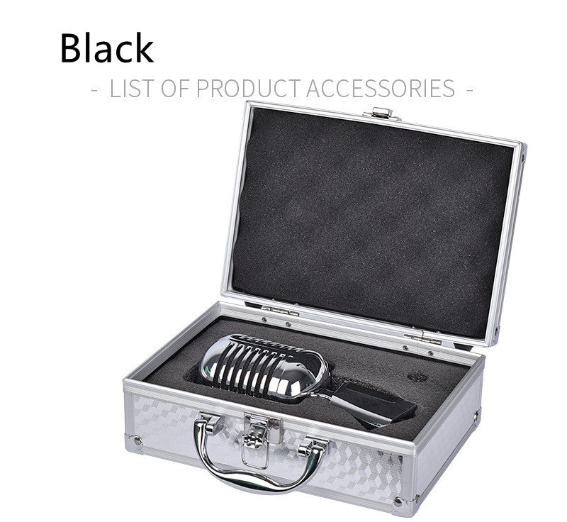 Retro Metal Home Stage Microphone - Stereotech