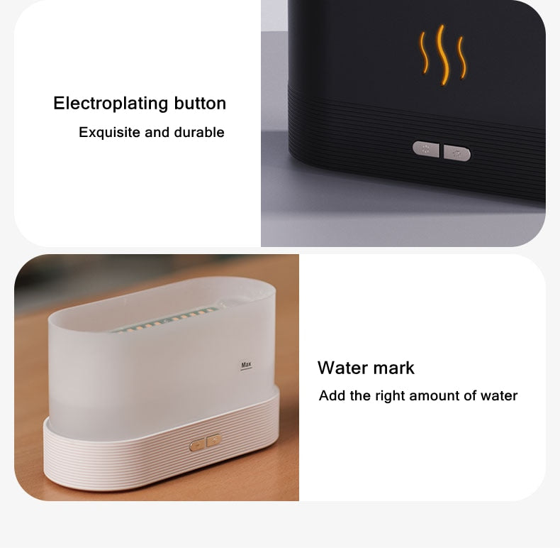 USB Fire Essential Oil Aroma Diffuser - Stereotech