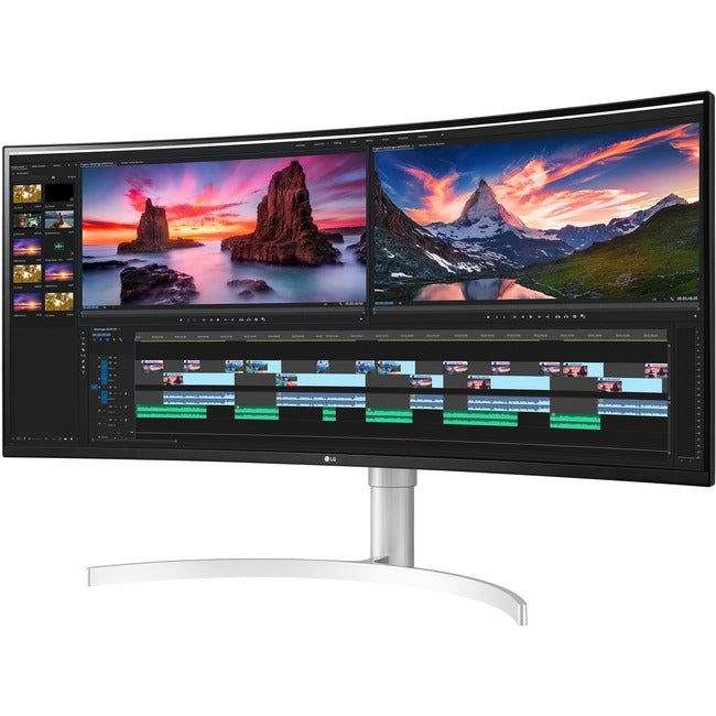 LG Ultrawide 38WN95C-W 38&quot; Class UW-QHD+ Curved Screen Gaming LCD Monitor - 21:9 - Stereotech