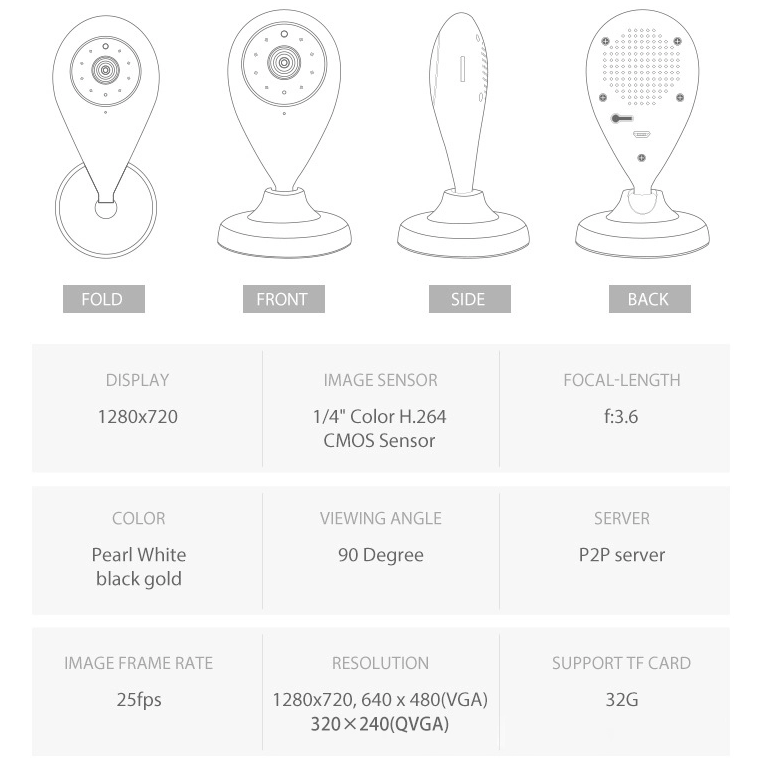 1080P HD Wireless Mini Security WiFi Camera - Stereotech