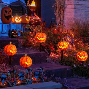 Solar Pumpkin Lights Halloween Decorations Pathway Lights Outdoor