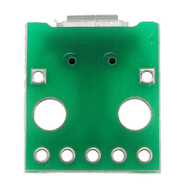 10pcs Micro USB To Dip Female Socket B Type Microphone 5P Patch To Dip With Soldering Adapter Board - Stereotech