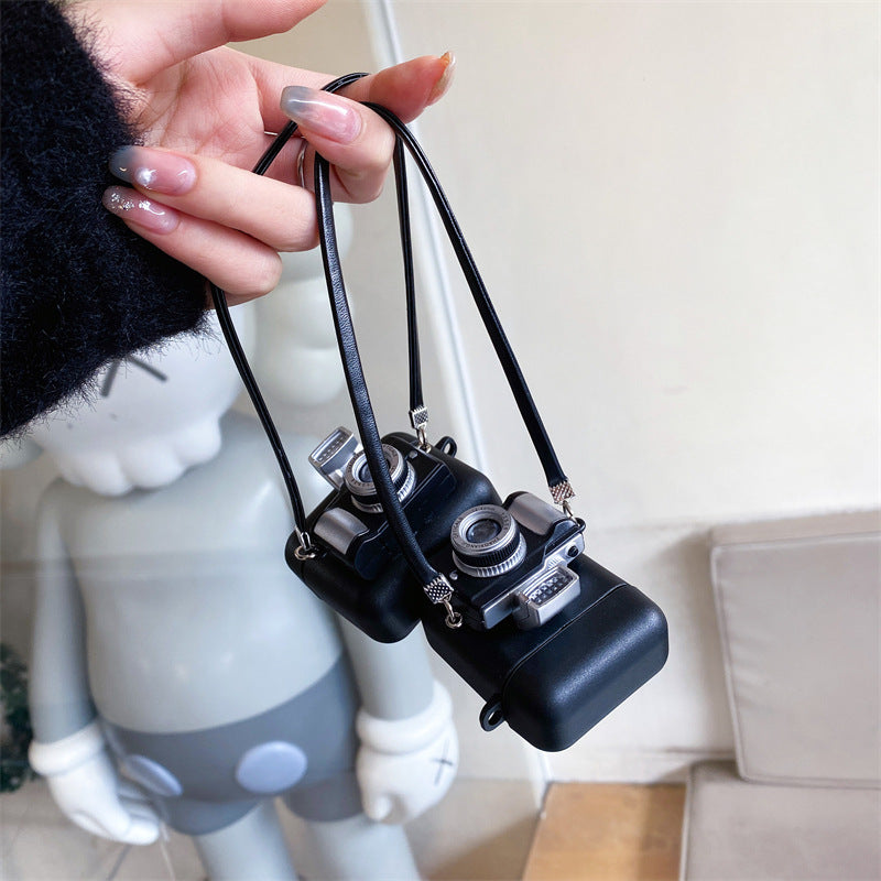 Retro Camera Wireless Bluetooth Headset Case - Stereotech