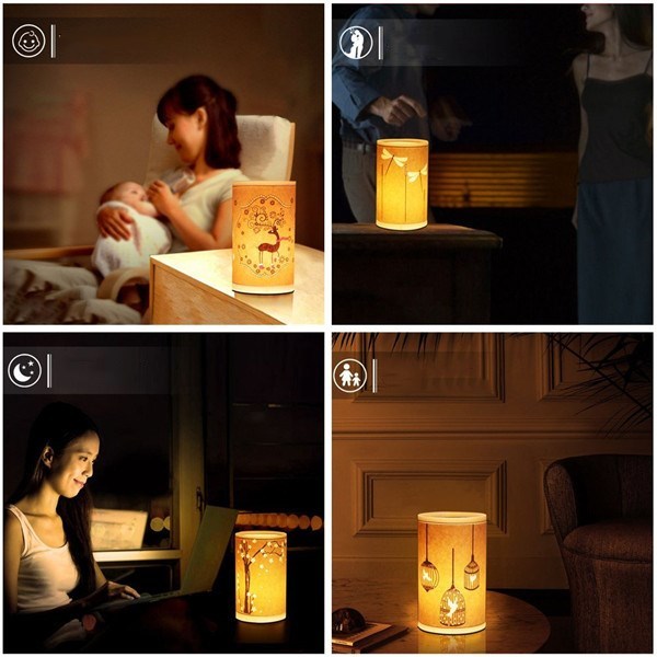 E27 Hand Carved LED Table Lamp - Stereotech