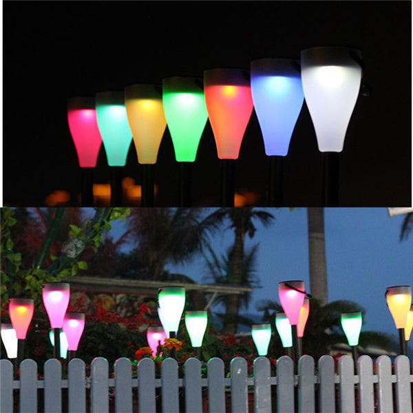 Colorful Solar LED Night Light Garden Lamp - Stereotech
