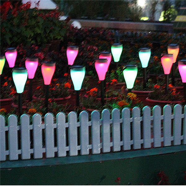 Colorful Solar LED Night Light Garden Lamp - Stereotech