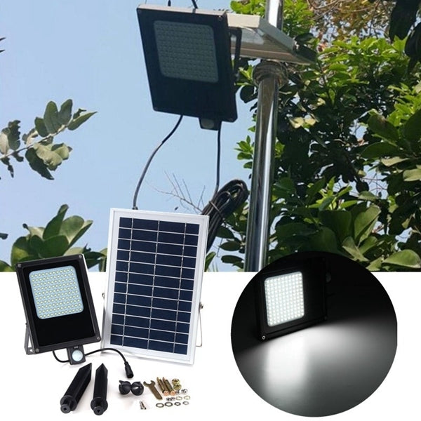 Solar Powered 120 LED Flood Light - Stereotech