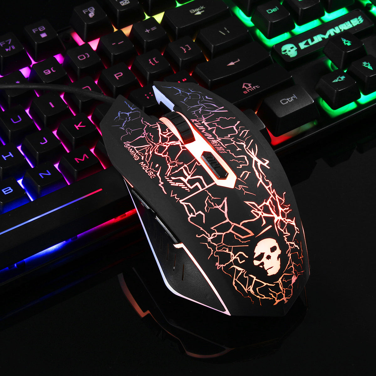 2400DPI LED Gaming Mouse &amp; Keyboard - Stereotech