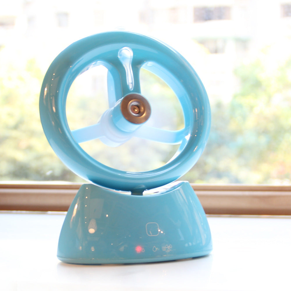 Home Mini Portable 2-in-1 Rechargeable Humidifier Fan - Stereotech