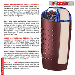 Coffee Grinder 85 Gram Capacity - Stereotech