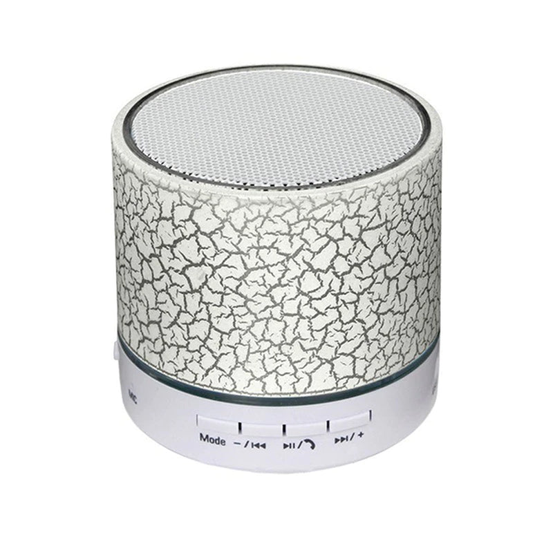 Mini LED Portable Speakers Wireless Speaker with TF Mic Bluetooth-Compatible Music for Phone