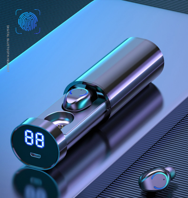 Wireless Dual Ear Bluetooth Headset - Stereotech