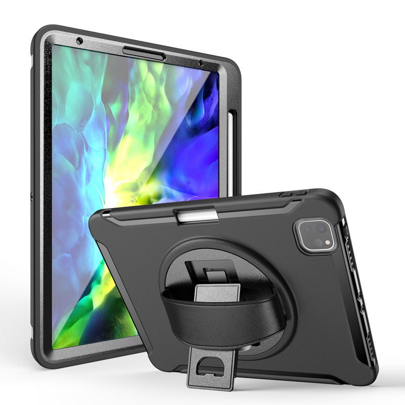 Pen Slot Leather Hand Strap Rotating Bracket - Stereotech