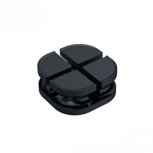 Color: 4style - Cross USB Cable Organizer Clip Silicone