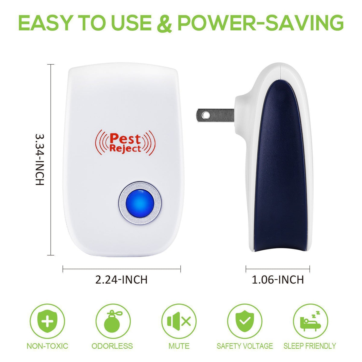 Direct Selling Ultrasonic Electronic Mosquito Killer Household Children&#39;S Insect Repeller Mini Mouse Repeller