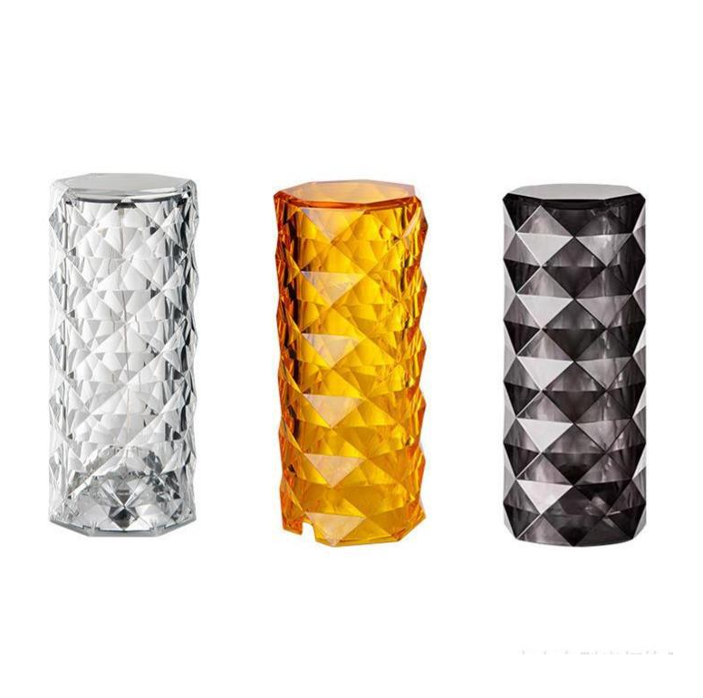 RGB Creative Rose Crystal, Lamp-Touch Control-Adjustable 16-Color