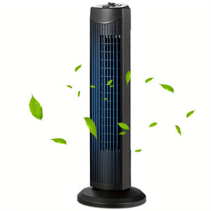 Lifezeal 35W 28" Oscillating Tower Fan 3 Wind Speed Quiet Bladeless Cooling Room