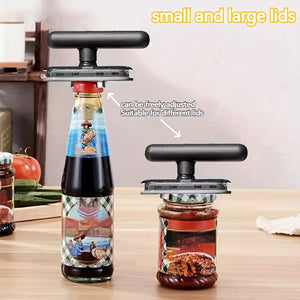1pc Jar Opener, Adjustable Jar & Bottle Opener, Adjustable Multifunctional Metal Can Opener, Jar Lid Gripper, Manual Jar Bottle Opener, Kitchen Accessories, Party Supplies