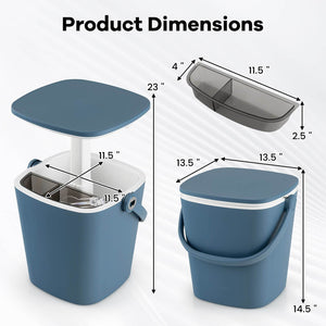 LIFEZEAL 4 Gallon Portable Cooler Bar Table w/ Handle Bottle Opener & Lift Top Lid