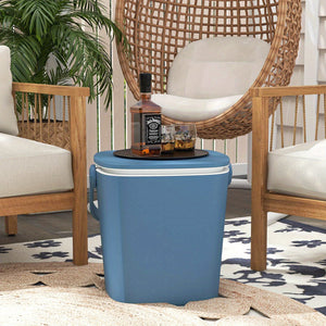 LIFEZEAL 4 Gallon Portable Cooler Bar Table w/ Handle Bottle Opener & Lift Top Lid