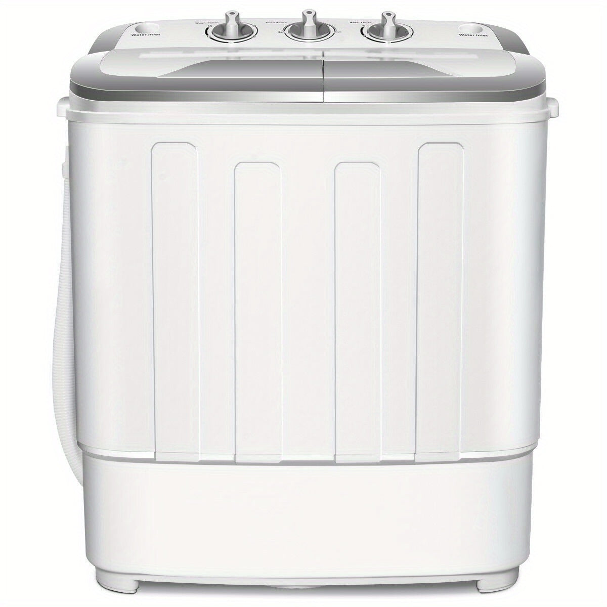 Lifezeal Mini Compact Twin Tub Washing Machine Washer 13lbs Spin Spinner