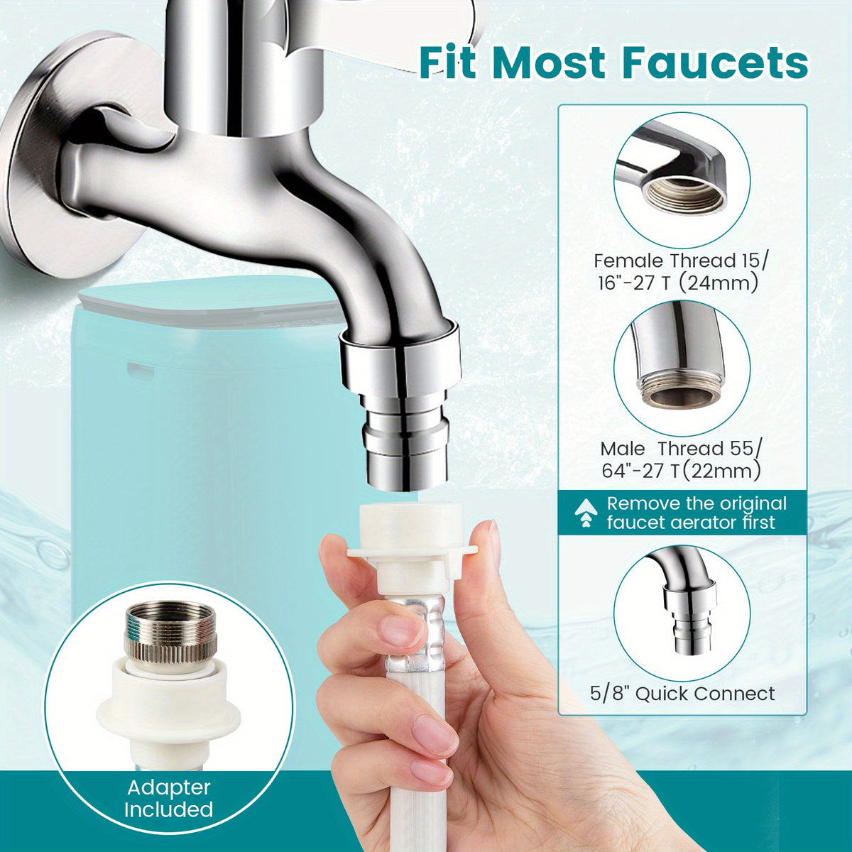 7.7 lbs Full Automatic Washing Machine 0.78 Cu.ft Compact Washer &amp; Spinner Combo