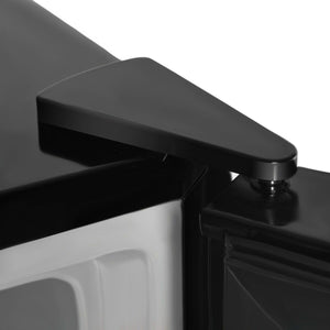 Double Doors 3.4 cu ft. Unit Compact Mini Refrigerator Freezer Black