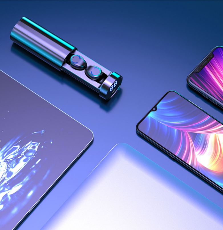 Wireless Dual Ear Bluetooth Headset - Stereotech