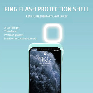 iPhone 12 Selfie Ring Light Phone Case - Stereotech