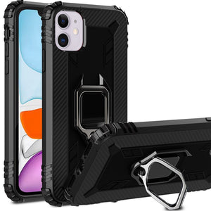 AMZER Sainik Case With 360° Magnetic Ring Holder for iPhone 12/iPhone
