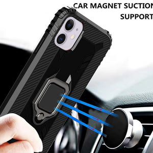 AMZER Sainik Case With 360° Magnetic Ring Holder for iPhone 12/iPhone