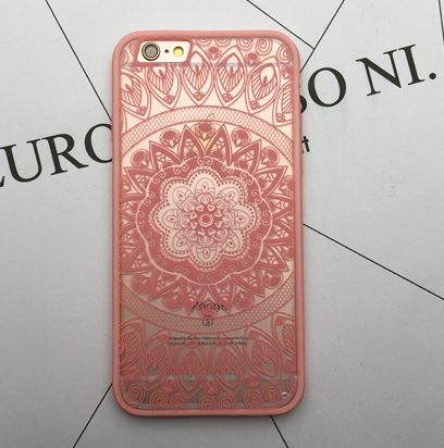 Style: default, Model:  - Compatible with Apple, Vintage Lace Flower Phone Case For iPhone