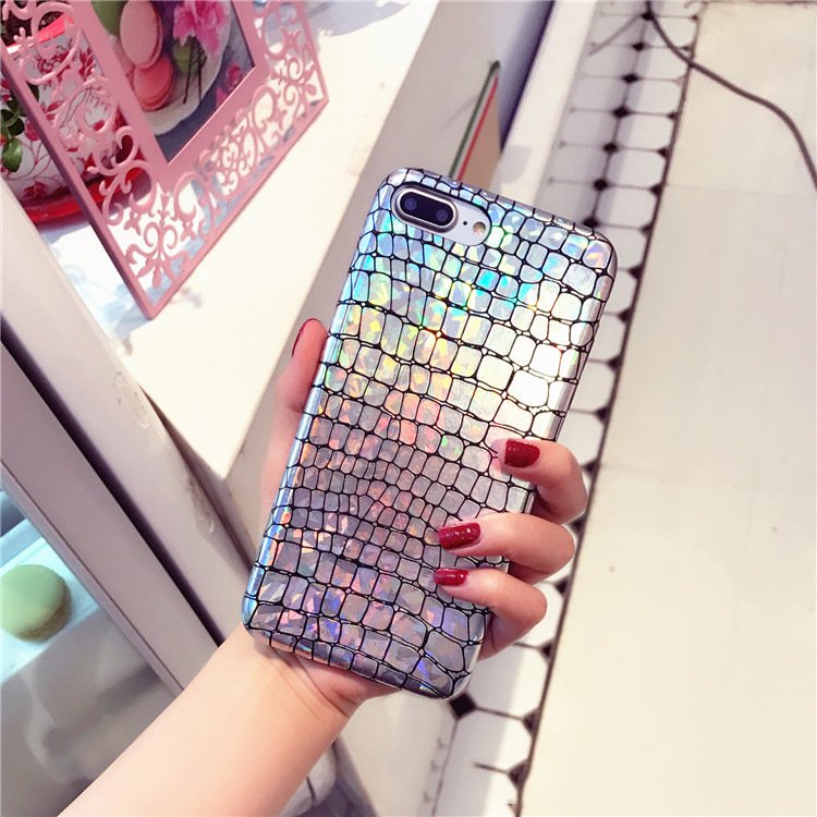 Glitter Crocodile iPhone Case