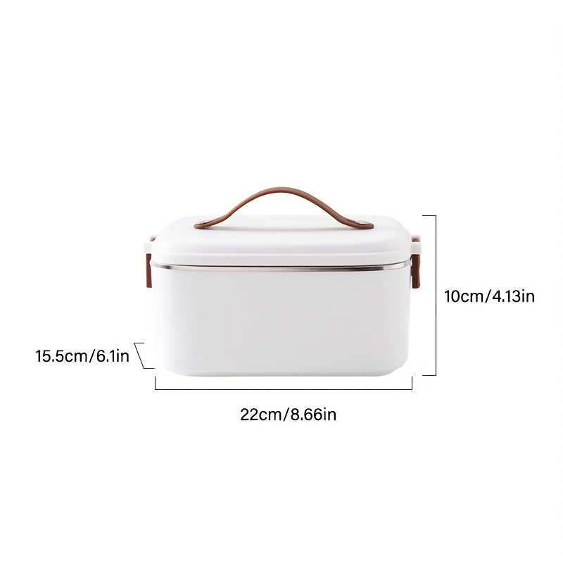 Portable Electric Lunch Box Food Heater for Car and Home Use - 60.87oz Capacity, 2-in-1 Design, Convenient and Efficient