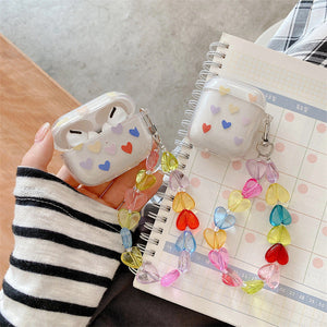 Color Love Chain Earphone Protective Case - Stereotech