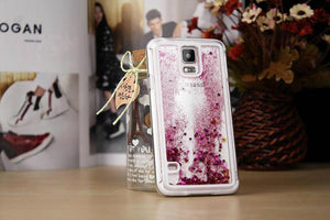 Pink Quicksand Phone Case For Samsung