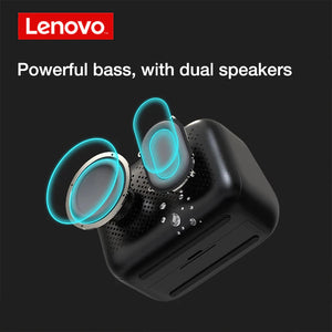 TS13 Portable Bluetooth Wireless Speaker Bass LED Alarm Clock Wireless Loudspeaker Built-In Mic 9D Stereo Surround