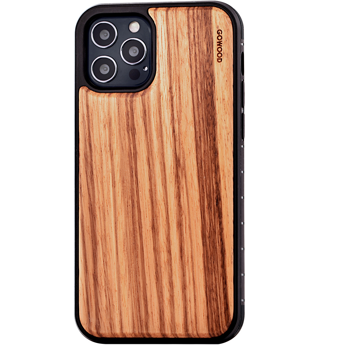 iPhone 12 And iPhone 12 Pro Zebra Wood Case - Stereotech