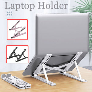 Adjustable Laptop Stand for Macbook Computer PC Ipad Tablet Table Support Notebook Stand Cooling Pad Accessories