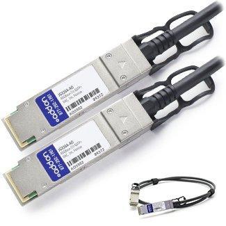 Addon hp jg326a compatible taa compliant 40gbase-cu qsfp+ to qsfp+ direct attach