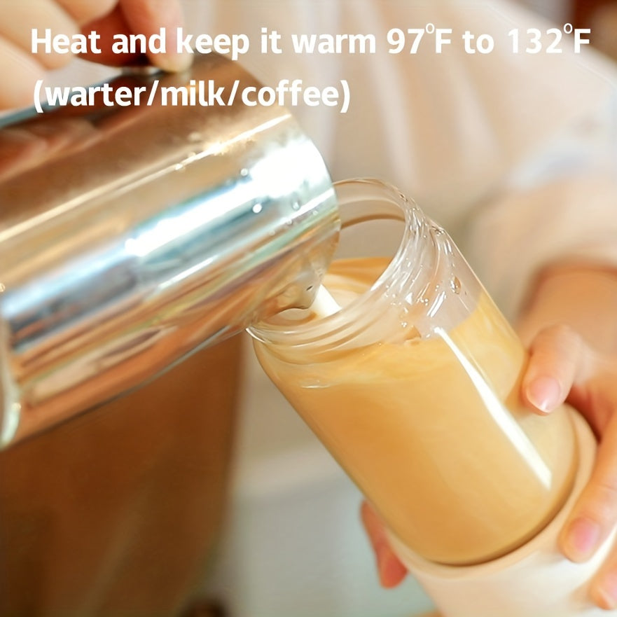 Portable Multifunctional Wireless Milk Warmer With Intelligent Heating Cup And Constant Temperature Cup
