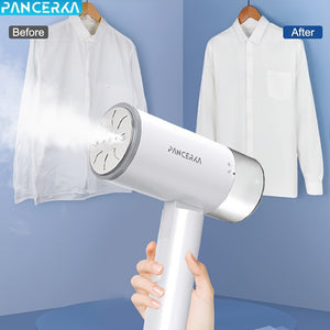 1pc Portable Handheld Fabric Steamer - 1200W Quick Heat, Foldable, Wrinkle Remover, Supports Dry/Wet Ironing, 30 Seconds Preheat, Travel-Friendly, Home, Dormitory Use, Easy to Store