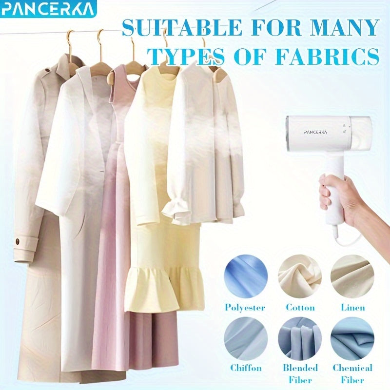 1pc Portable Handheld Fabric Steamer - 1200W Quick Heat, Foldable, Wrinkle Remover, Supports Dry/Wet Ironing, 30 Seconds Preheat, Travel-Friendly, Home, Dormitory Use, Easy to Store