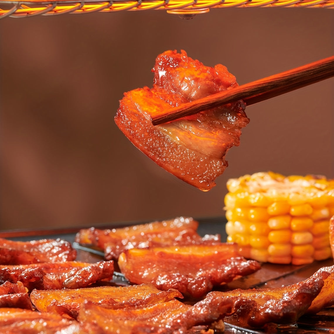 1100W LCD Touch Screen Barbecue Oven Home Smokeless Electric Grill Indoor Non-stick Barbecue Machine Infrared Barbecue Pot Skewer Machine