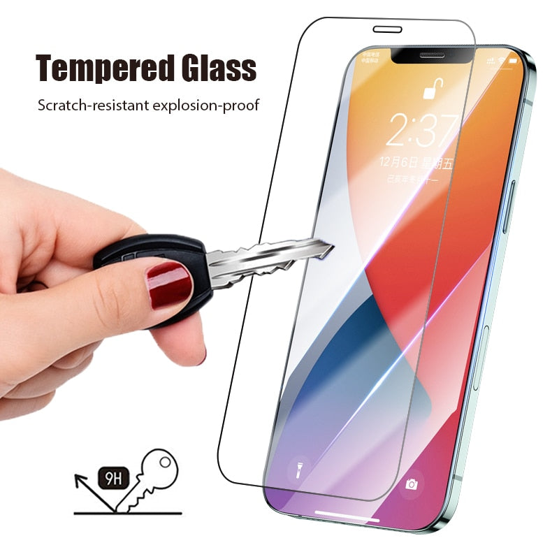 4PCS Tempered Glass Protector for iPhone - Stereotech