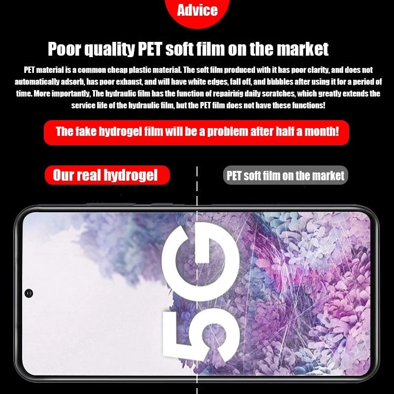 4pcs Hydrogel Film For Samsung Galaxy - Stereotech