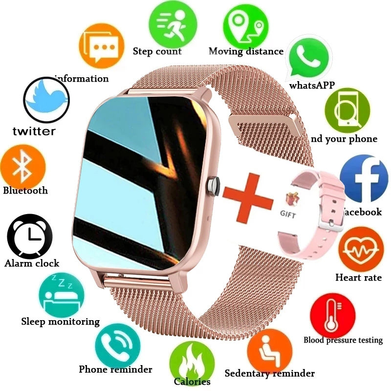 Smart Watch With Heart Rate and Blood Pressure - Stereotech