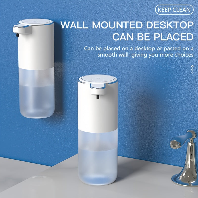 Contactless Wall-Mounted Soap Dispenser: 380mL Capacity, USB Charging, and Automatic Sensing, Halloween, Christmas Decorations