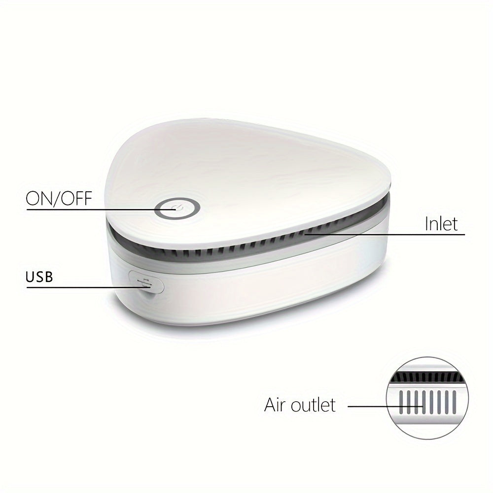 Ozone Sterilizer, Mini Air Purifier Refrigerator Sterilizer, Food Freshener Car Wardrobe Shoe Cabinet Deodorizer Ozone Generator Pet Deodorizer Car Air Purifier